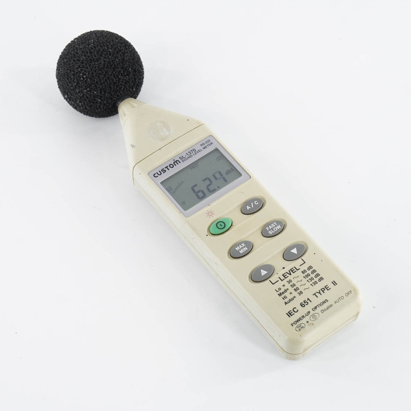 [DW] 8日保証 SL-1370 CUSTOM カスタム SOUND LEVEL METER 騒音計 サウンドレベルメーター[05184-0409]
