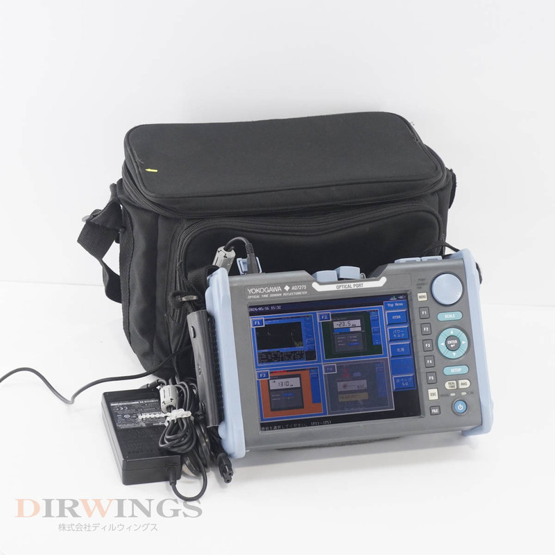 [DW] 8日保証 AQ7275 735037-USC-HJ-M/PM/SLS/SB YOKOGAWA 横河 OTDR OPTICAL TIME DOMAIN REFLECTOMETER 光パルス試験器 A...[05709-0409]