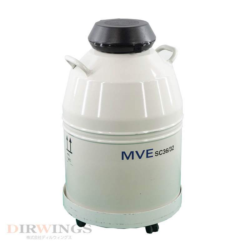 [DW] 8日保証 SC36/32 SC36/32J MVE 36.5L 液体窒素保存容器 キャスター付[05827-0015]