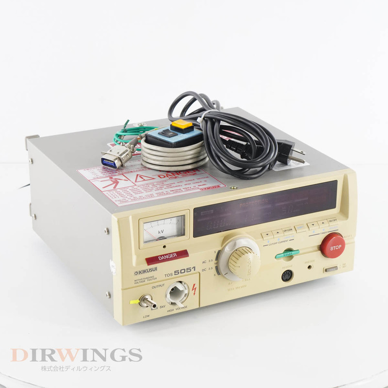 [DW] TOS5051 KIKUSUI 菊水 WITHSTANDING VOLTAGE TESTER 耐電圧試験器 電源コード[06007-0063]