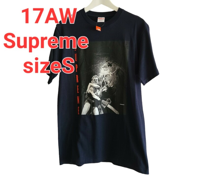 Supreme シュプリーム17AW/×Bernie Wrightson/Horror TeeColor ネイビーsizeS