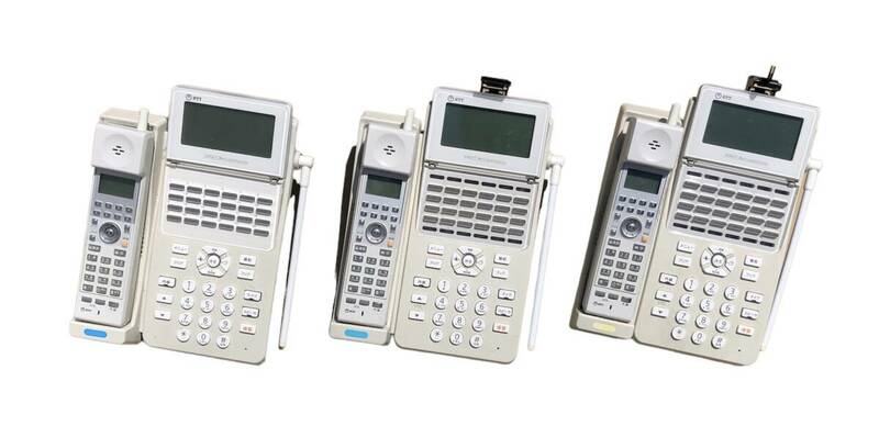 NTT スマートネットコミュニティ αA1 A1 コードレス電話機セット 3台 中古