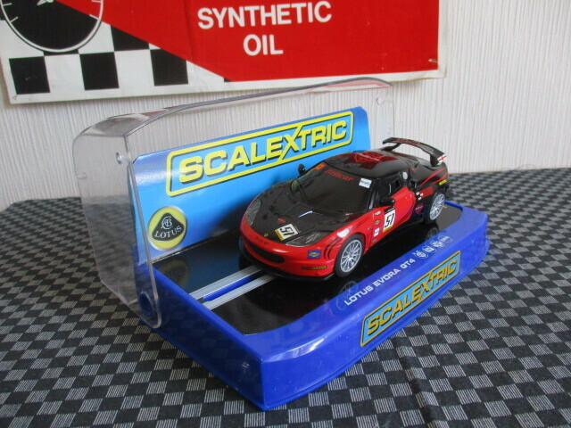 ■【美品】Scalextric スケーレックス 1/32 スロットカー LOTUS EVORA GT4　
