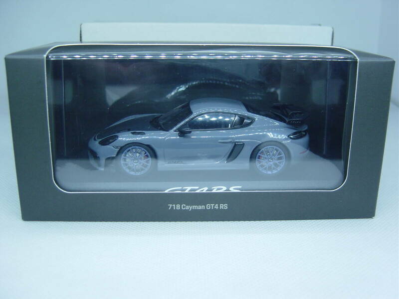 送料520円～ MINICHAMPS ポルシェ別注 1/43 Porsche Cayman GT4 RS Grey/Black ケイマン