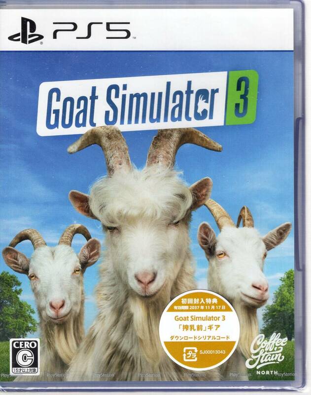PS5※未開封品※◆ゴートシミュレーター3　Goat Simulator 3　～ Koch Media■3点より送料無料有り■A/35.02