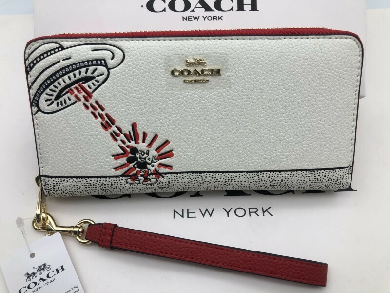 コーチ COACH 長財布 財布 シグネチャー アコーディオンラウンドジップウォレット新品 未使用 贈り物v171 C7800