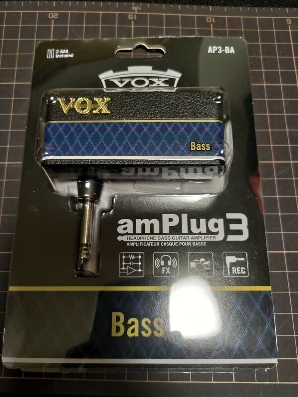 未使用品　VOX amPlug3 AP3-BA　ベース用ヘッドホンアンプ