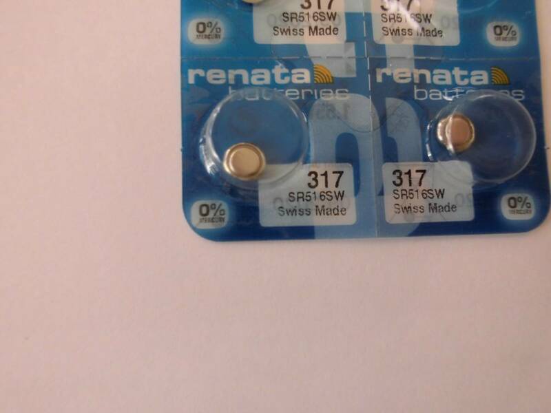 ◎☆1個☆レナタ電池SR516SW(317)使用推奨10-2026追加有A◎送料63円◎