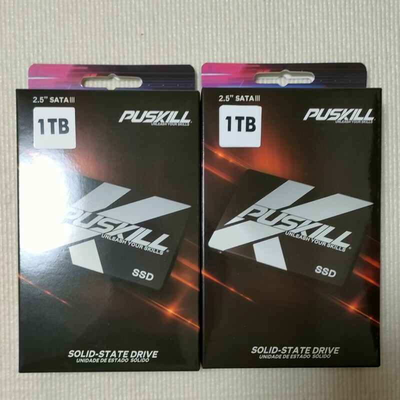 【新品】PUSKILL SSD 1TB 2.5インチ 2点セット