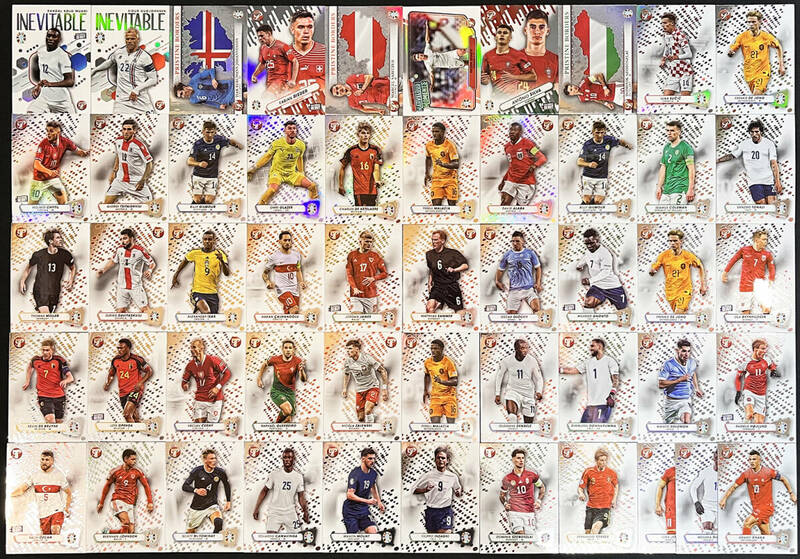 (Y77)2024 Topps Pristine Road to UEFA EURO Insert Parallel etc 51 Card set #Inzaghi #Torres