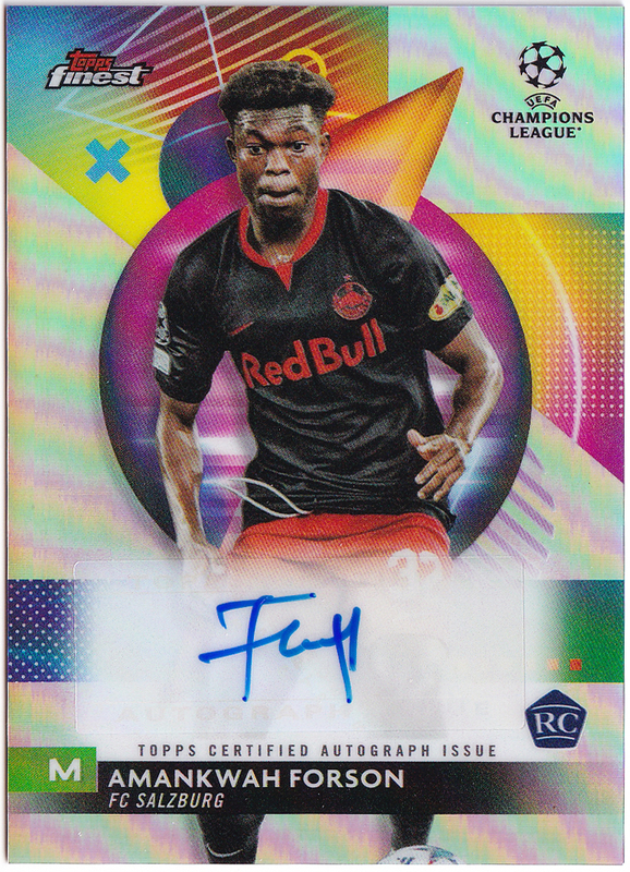 【フォーソン/Amankwah Forson/RC】2023-24 Topps Finest UEFA Club Competitions Auto 直筆サイン