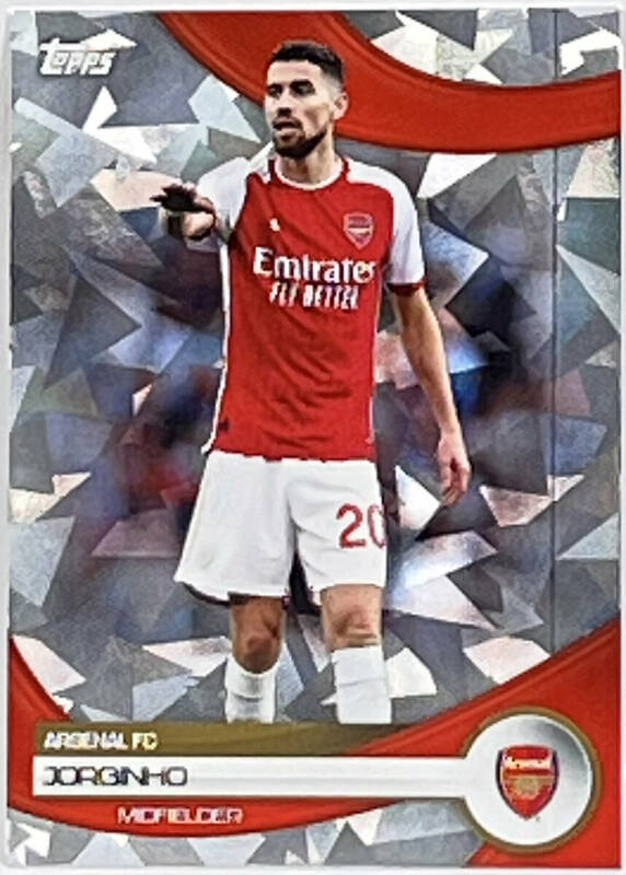 【ジョルジーニョ/Jorginho】2023-24 Topps Arsenal Official Team Set Icy Parallel