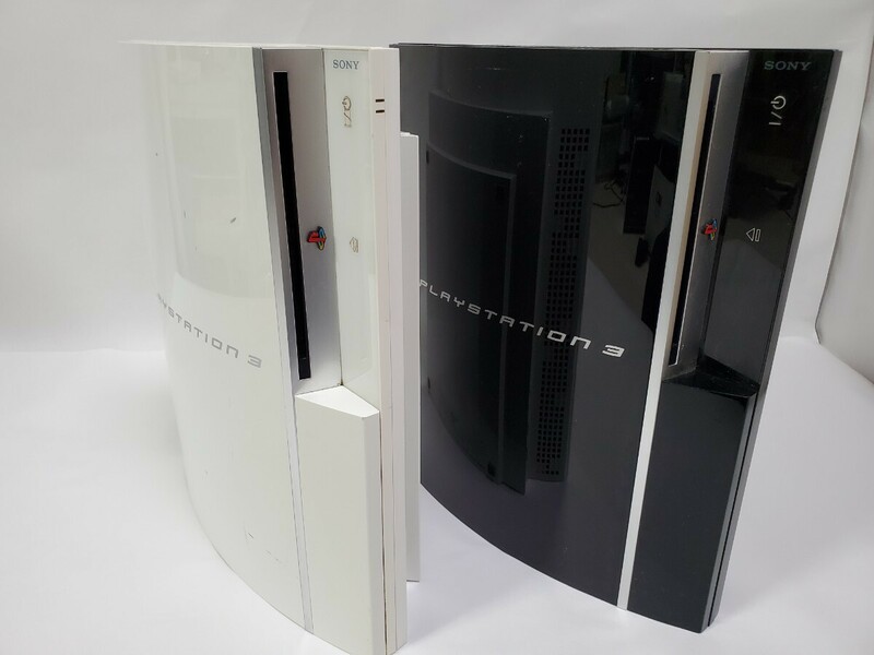 SONY プレイステーション3 CECHL00 ホワイト ブラック 2台セット 80GB プレステ3 PlayStation 3 ジャンク品