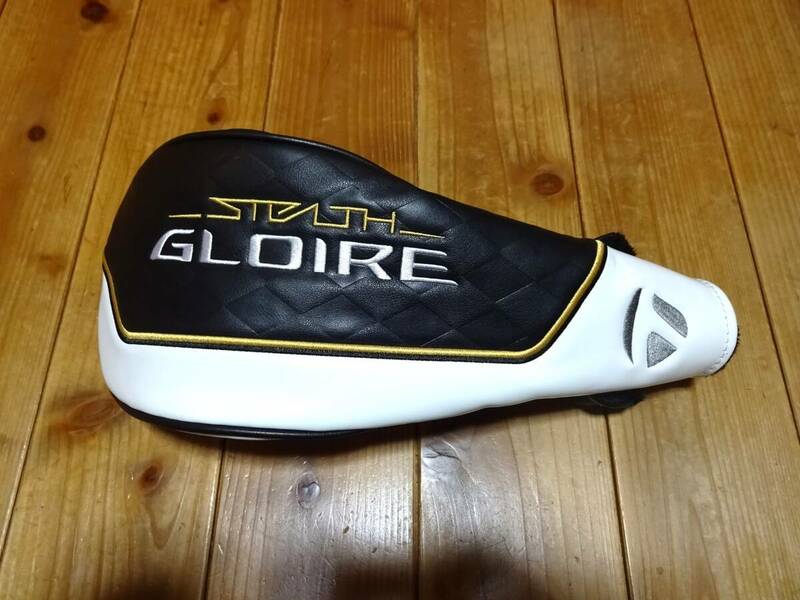 ◆TaylorＭade テーラーメイド ステルス GLOIRE ドライバーヘッドカバー / 未使用品 / ■サイズ：ドライバー用 ■カラー：黒/白/金