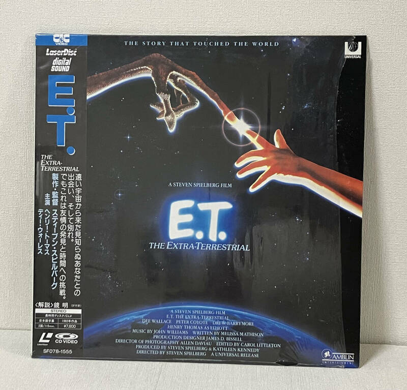 [送料込] LD E.T. レーザーディスク 中古 スティーヴン・スピルバーグ ジョン・ウィリアムズ