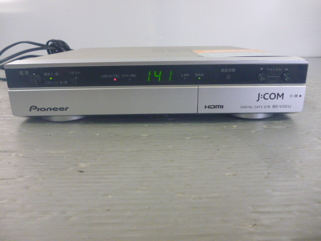 890306 PIONEPIONEER パイオニア J:COM BD-V301J デジタルチューナー CATV専用STBチューナー