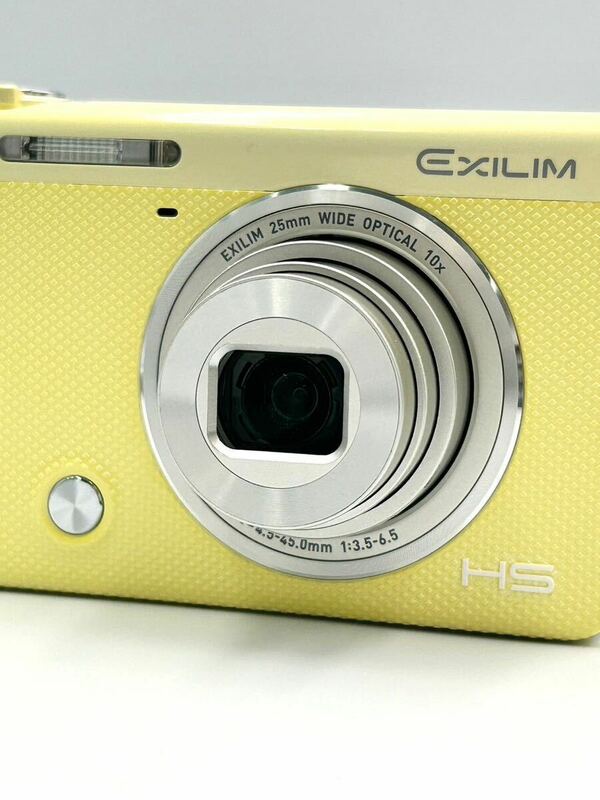 【動作確認済】CASIO EXILIM カシオ デジタルカメラ カメラ EX-ZR70 イエロー EXILM 25mm WIDE OPTICAL 10× f=4.5-45.0mm 1:3.5-6.5