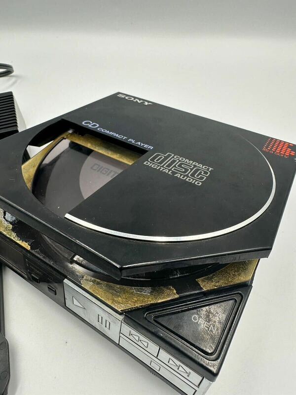 【通電不可】【ジャンク】SONY ソニー CDコンパクトプレーヤー CDウォークマン ブラック 黒 レトロ AC-D50