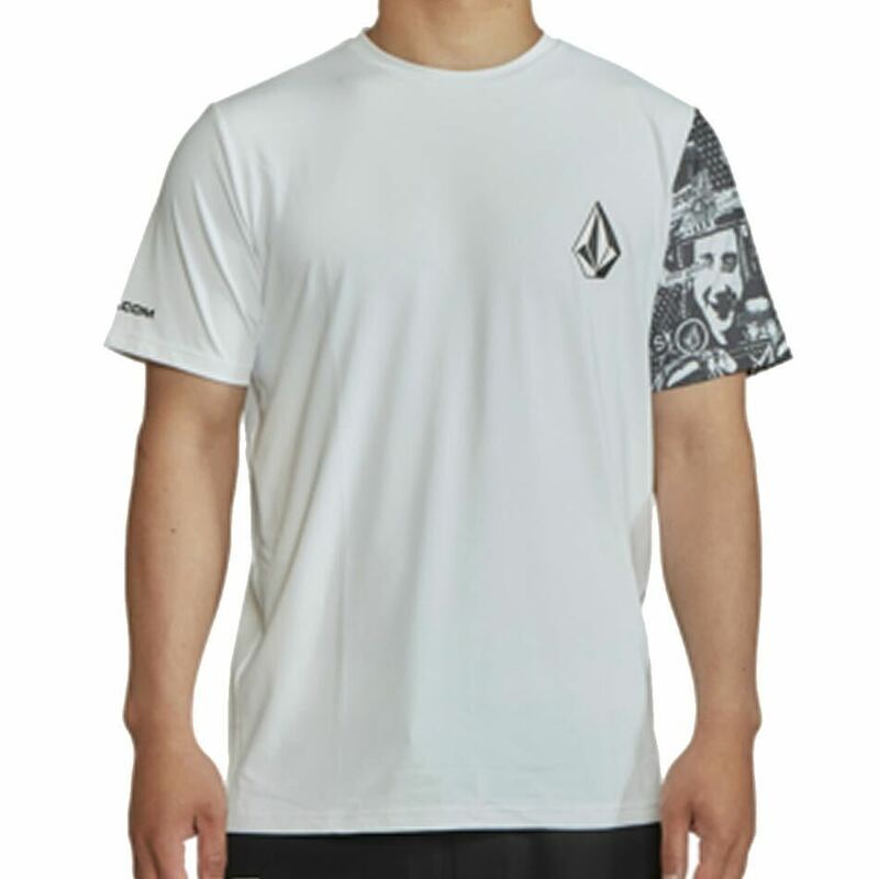 最安値【新品未開封】VOLCOM ボルコム ラッシュガード 水着 サーフィン トレーニング 半袖Tシャツ ウェットスーツ