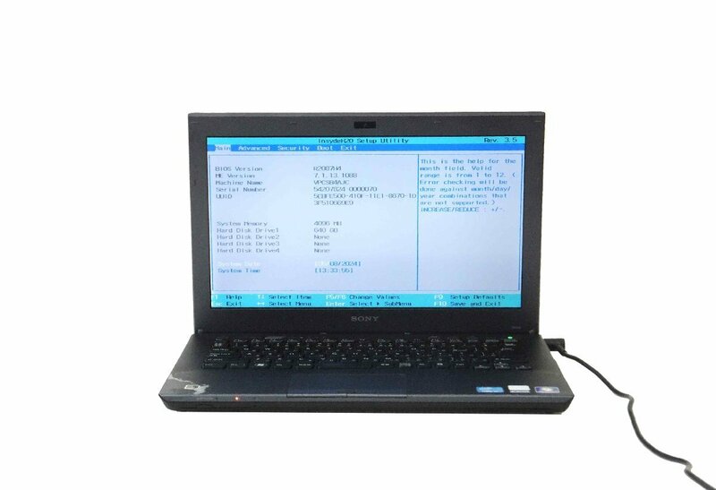 ノートパソコン　現状品■ソニー SONY■VAIO PCG-4121GN■VPCSB4AJC■(2)