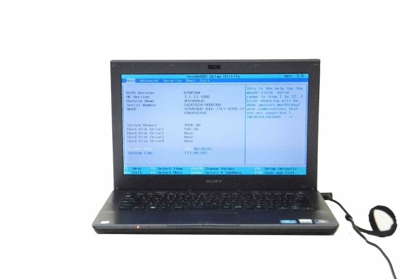 ノートパソコン　現状品■ソニー SONY■VAIO PCG-4121GN■VPCSB4AJC■(3)