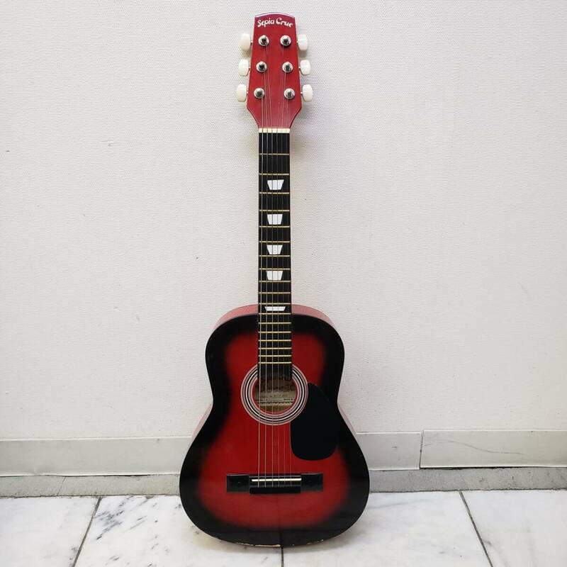 送料1350円～ ジャンク Sepia Crue W-50-RDS セピアクルー ミニアコースティックギター