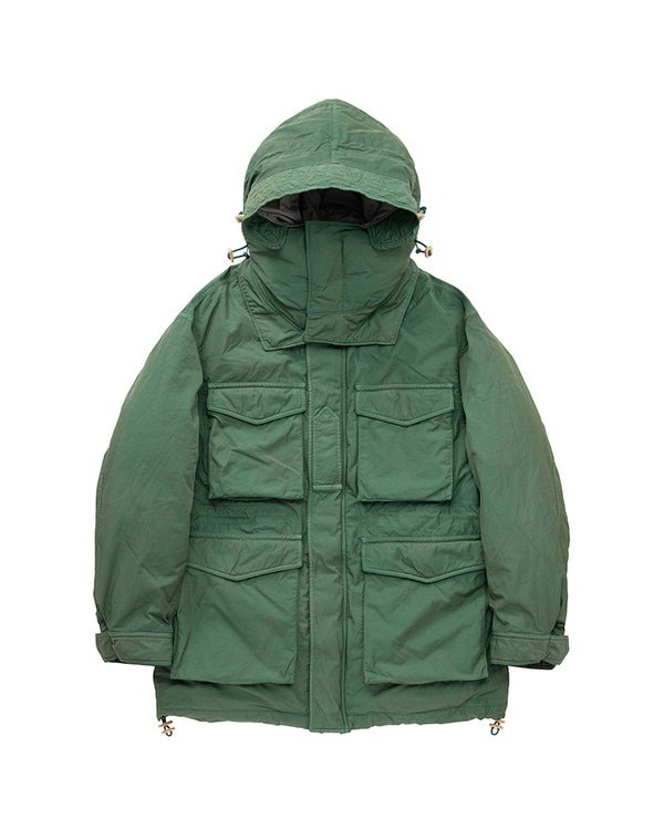 visvim 23AW KRUPA DOWN JKT GREEN SIZE:3 新品 ビズビム 天然染 ホワイトグース ダウンジャケット 定価47万 ガーメントダイ ダメージ加工