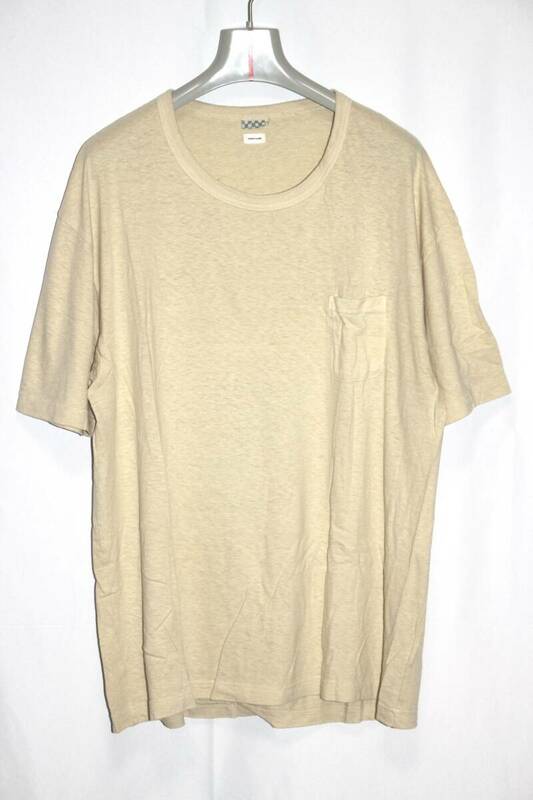 visvim 21AW SUBLIG JUMBO S/S BEIGE SIZE:5 ビズビム 定番 クルーネック 半袖 ジャンボ ポケットＴシャツ ベージュ