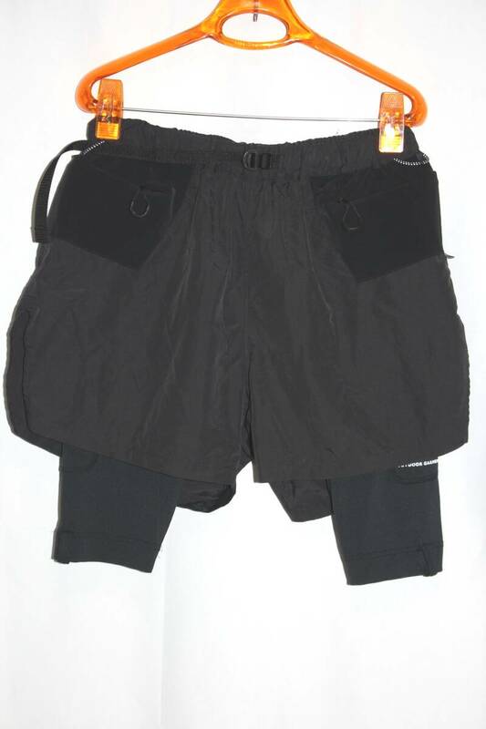 COMFY OUTDOOR GARMENT 22SS RUN CMF RUN SHORTS BLACK L ほぼ新品 コムフィ アウトドア ガーメント ランニングショーツ ショートパンツ 黒