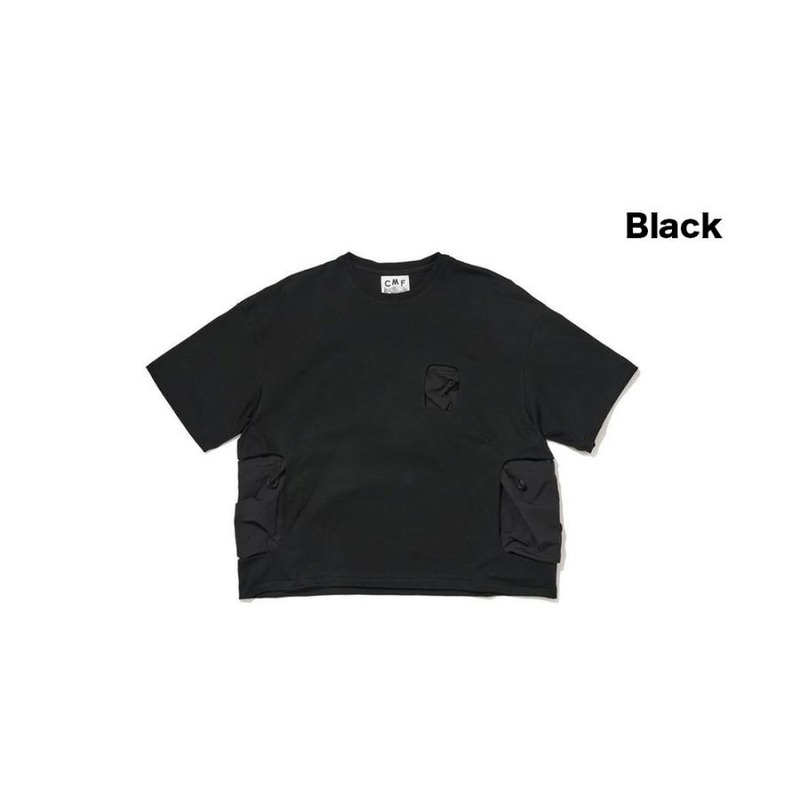 COMFY OUTDOOR GARMENT 24SS CMF PHANTOM TEE BLACK L 新品 コムフィアウトドアガーメント ファントムＴシャツ 黒 