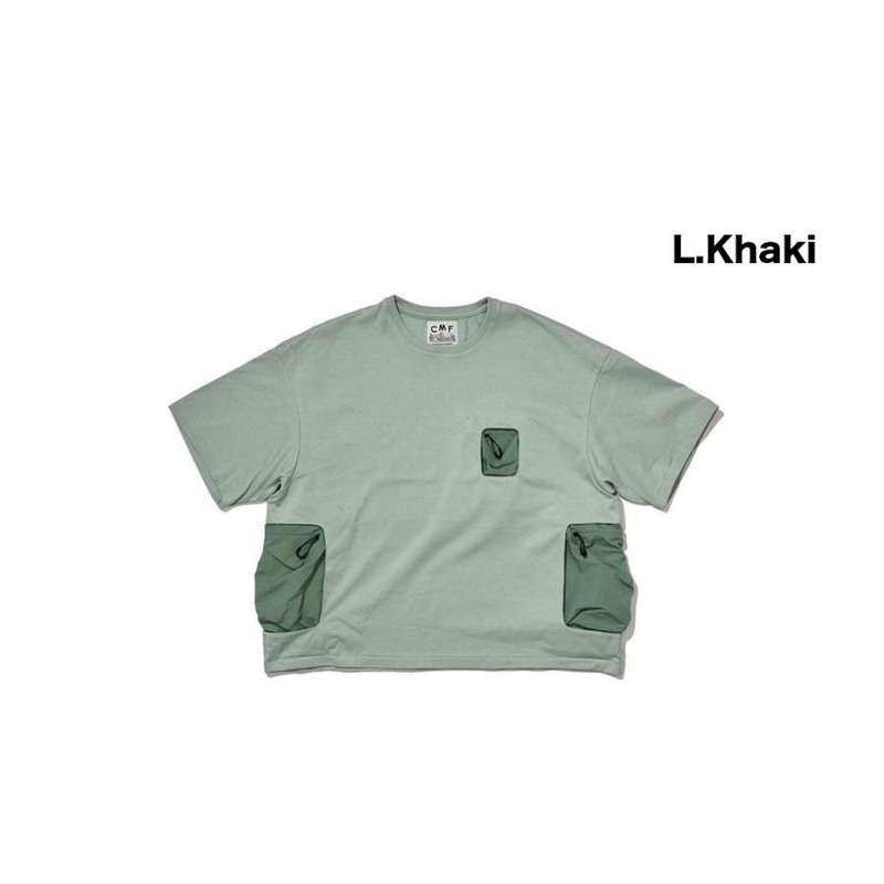 COMFY OUTDOOR GARMENT 24SS CMF PHANTOM TEE L.KHAKI XL 新品 コムフィアウトドアガーメント ファントムＴシャツ ライトカーキ 半袖