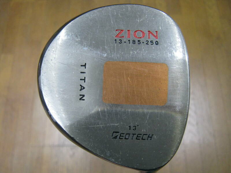 中古ジオテック　ＺＩＯＮ　チタン　ＦＷ　ＦＤ　１３°ＴＯＵＲ　ＢＥＴＡ　カーボンシャフト　Ｓ