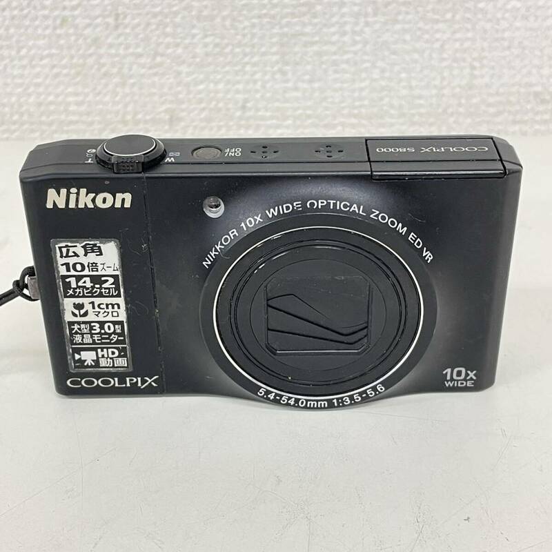 Nikon デジタルカメラ COOLPIX クールピクス S8000 BK ブラック ジャンク品