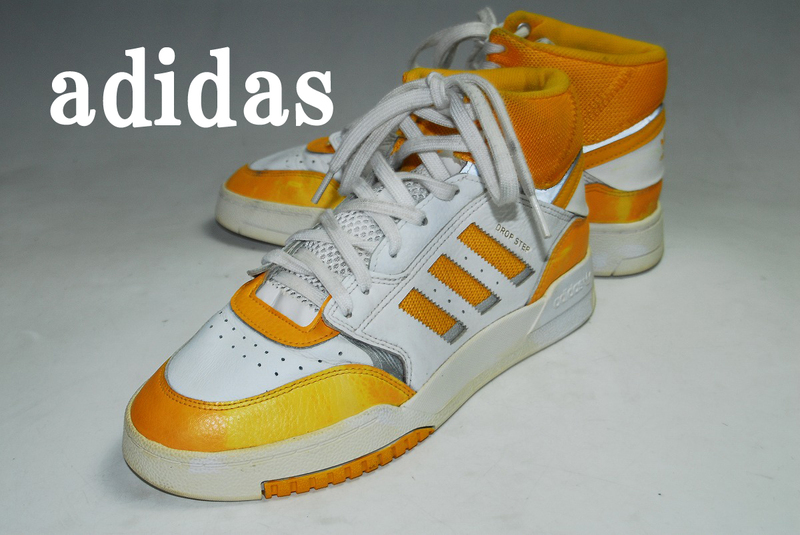 ◆DSC6672◆驚愕の完全売り切り！アディダス/adidas/ドロップステップ/25㎝/ロー/ホワイト/良品/口コミ高評価！圧巻の存在感！注目の１足！