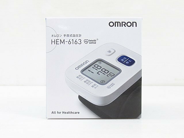 ∞【未使用】OMRON オムロン 手首式血圧計 HEM-6163 シンプル □H8