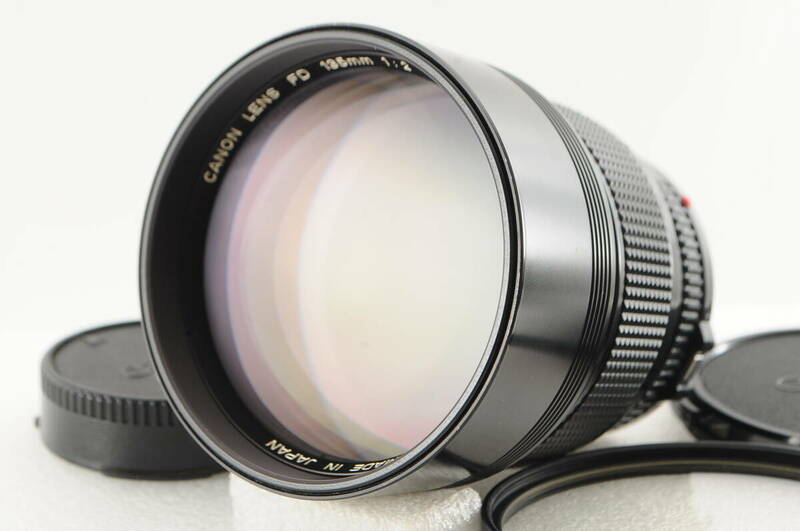 ★新品級★ Canon キヤノン NEW FD 135mm 2 ★潔感溢れる綺麗な外観! 透き通る光学系! 全ての動作確認済! 完動品！
