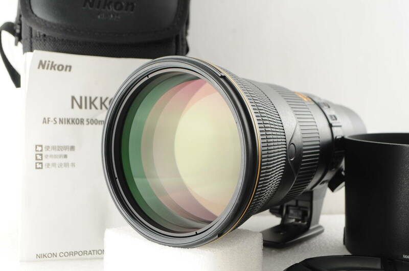 ★新品級★ Nikon ニコン AF-S NIKKOR 500mm f 5.6E PF ED VR ★清潔感溢れる綺麗な外観! 透き通る光学系! 全ての動作確認済! 完動品！