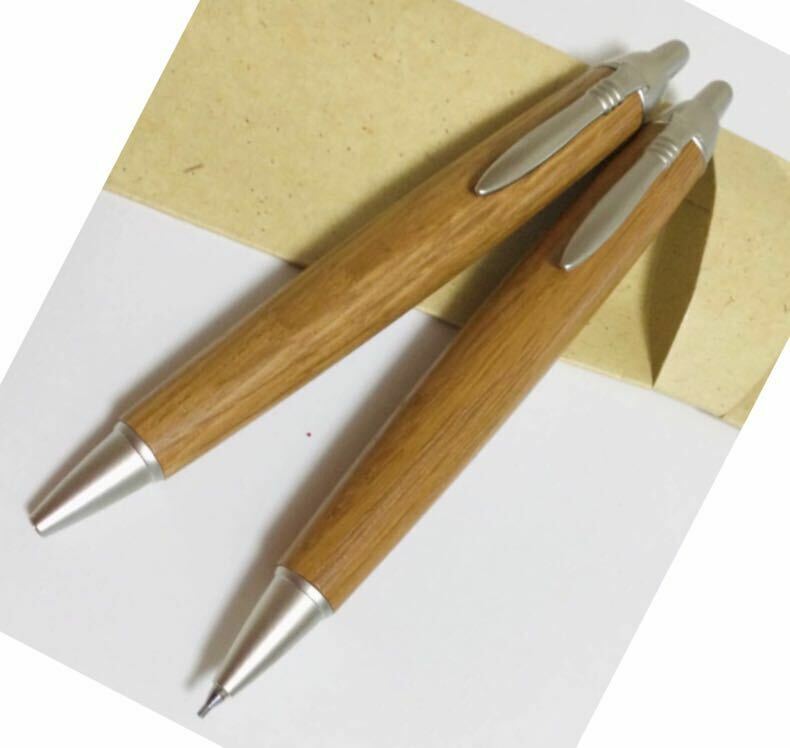 廃番 貴重　MITSUBISHI PECIL PURE MALT 三菱鉛筆 ピュアモルト 太軸 シャープペンシル 0.5mm & ボールペン セット 未使用　