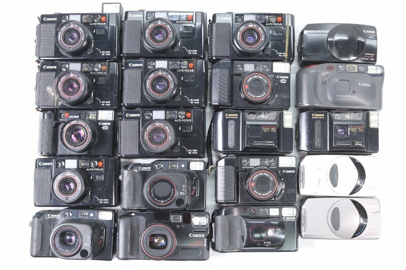 【20点】CANON キャノン AUTOBOY 2/3/LUNA XL/TELE/AF35F 等 フィルムカメラ コンパクトカメラ まとめ売り 20620-K