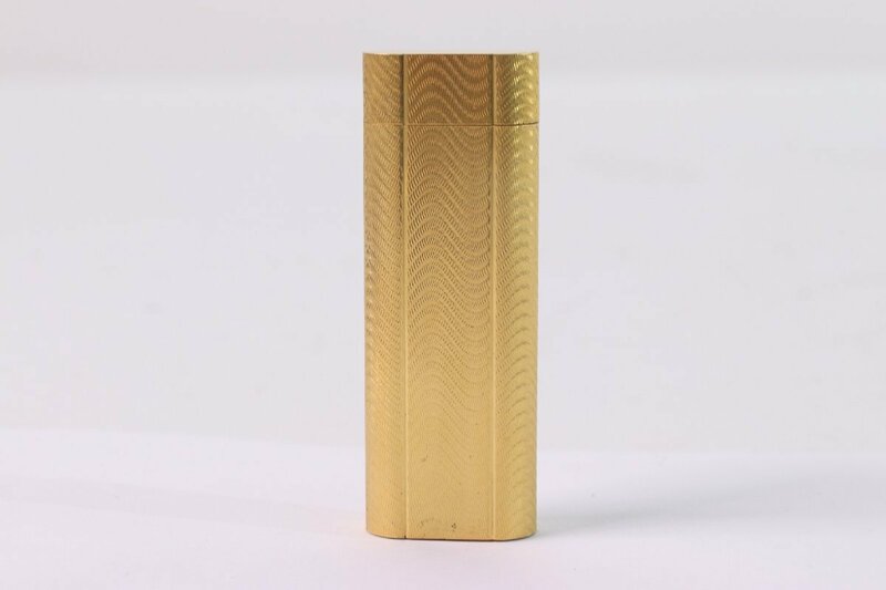 Cartier カルティエ ライター ガスライター オーバル ゴールドカラー 喫煙具 喫煙グッズ ジャンク 5361-B