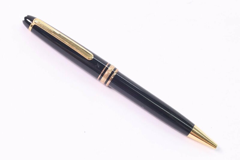MONT BLANC モンブラン マイスターシュティック ボールペン ツイスト式 ブラック ゴールドカラー 文具 筆記用具 5355-B