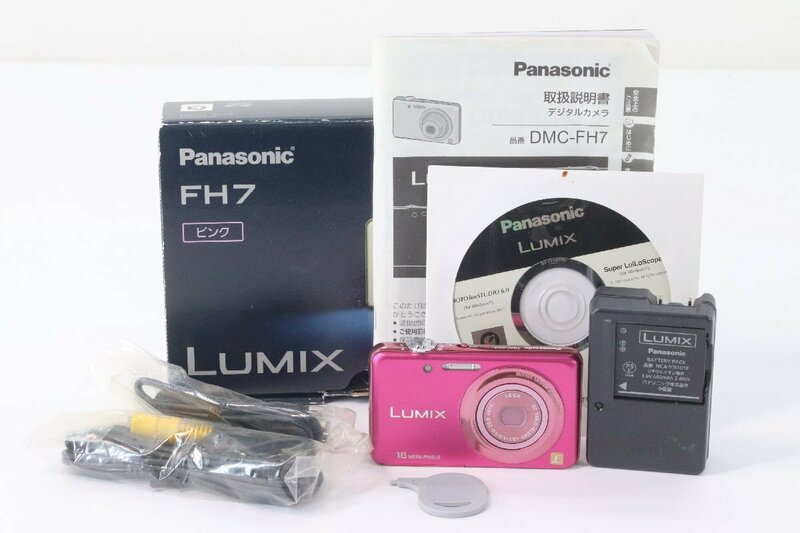 Panasonic パナソニック LUMIX DMC-FH7 デジタル カメラ コンデジ 43677-K