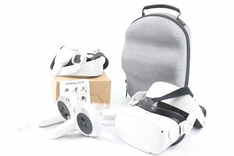 【通電未確認】Ocukus オキュラス KW49CM QUEST2 VR ヘッドセット ゲーム ワイヤレス ゲーム機器 ジャンク品 5313-K