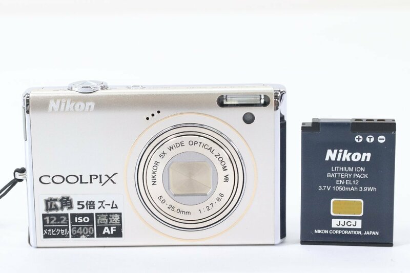 NIKON ニコン COOLPIX S640 コンパクト デジタル カメラ コンデジ 43732-K