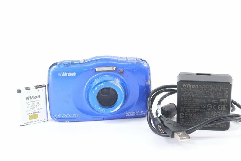 NIKON ニコン COOLPIX W100 コンパクト デジタル カメラ コンデジ ジャンク 43683-K