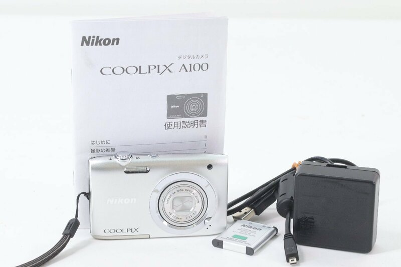 NIKON ニコン COOLPIX A100 コンパクト デジタル カメラ コンデジ 43716-K