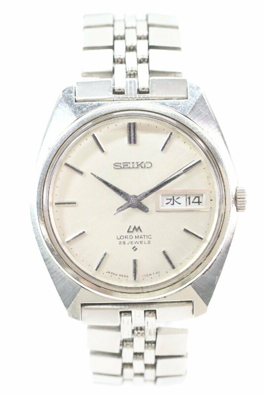 SEIKO セイコー LORD MATIC LM ロードマチック 5606-7000 自動巻き デイデイト メンズ 腕時計 5211-N