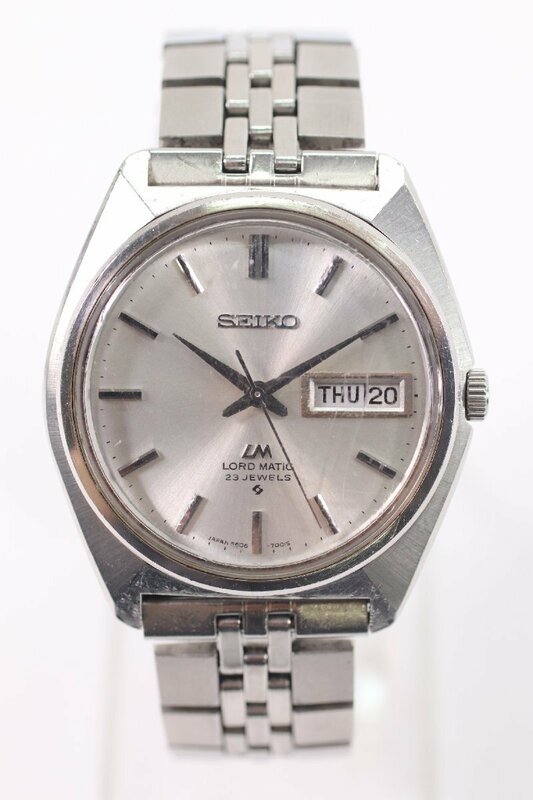 SEIKO セイコー LORD MATIC LM ロードマチック 5606-7000 自動巻き デイデイト メンズ 腕時計 5810-HA