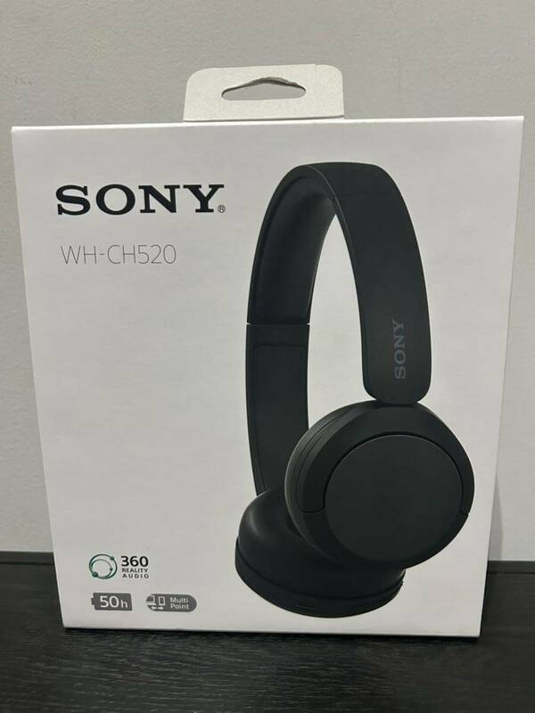 新品 ソニー SONY ワイヤレスヘッドホン WH-CH520 ブラック Bluetooth ヘッドホン Wireless イヤホン