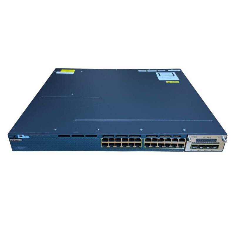 Cisco Catalyst 3560X-24T-S （WS-C3560X-24T-S）※電源x1 / C3KX-NM-1G付き　　（管：CS0043)